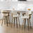 26" Upholstered Swivel Counter & Bar Stool with Armrest-302295352-332863166