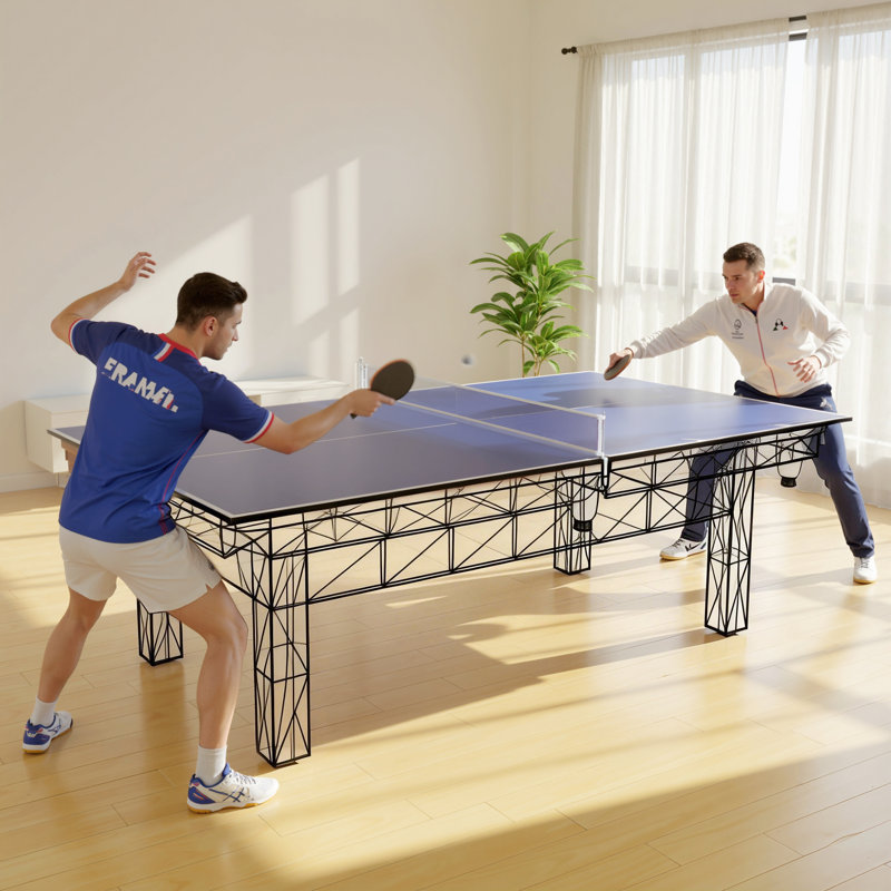 Plateau de table de ping-pong pliable 9 pi avec filet de conversion