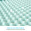 Surmatelas en mousse viscoélastique de refroidissement moyenne de 3 po Tamra Alwyn Home-984884374