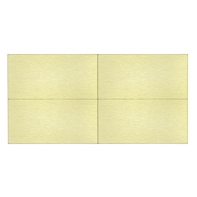 Metal Peel and Stick Subway Tile
