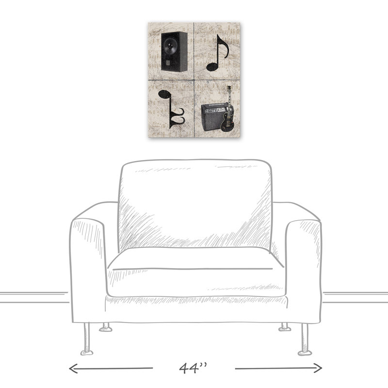 Art sur toile enroulée ii Mowry, H 30 po x l 24 po x P 1,25 po