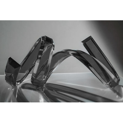 Wave Smoke Acrylic Sculpture
