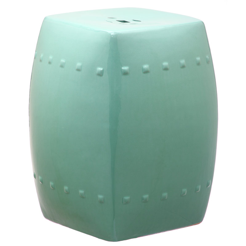 Tabouret de jardin Knudson, Bleu pâle