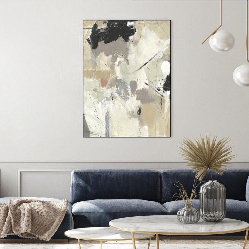 «Scattered Remnants I», toile encadrée par Giant Art, H 24 po x l 18 po