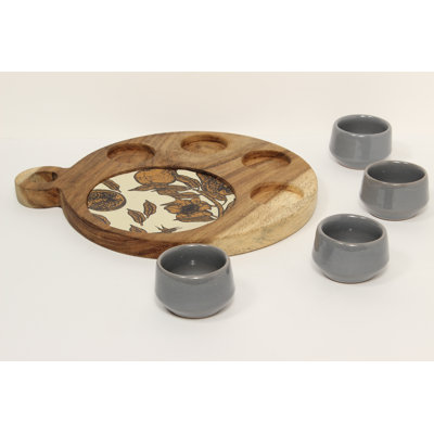 Grey Mezcalero And Pomegranate Shot Glass Set