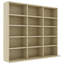Solid Wood 89.5cm H Media Cabinet-1866132691