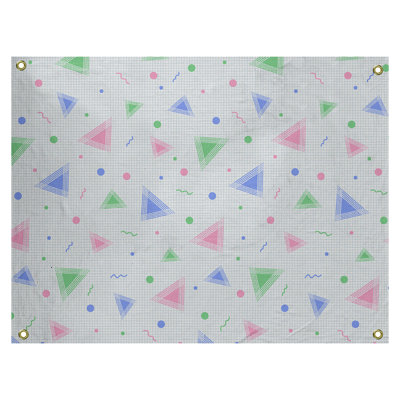 Tapisserie «Avicia 90's Retro» par Katelyn Elizabeth