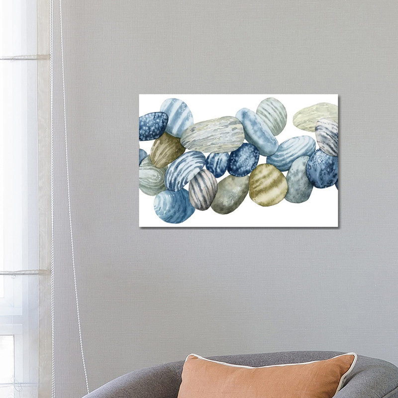 Found Pebbles III by Grace Popp - Wrapped Canvas Painting, 66.04 cm H x 45.72 cm W x 3.175 cm D