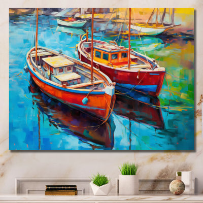 " Two Boats In The Harbour "