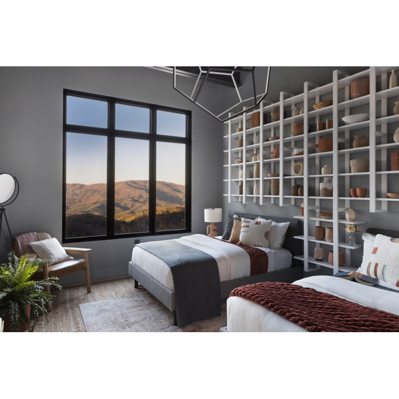 Liao 1 - Light Black LED Single Pendant, 40" H x 40" W x 40" D