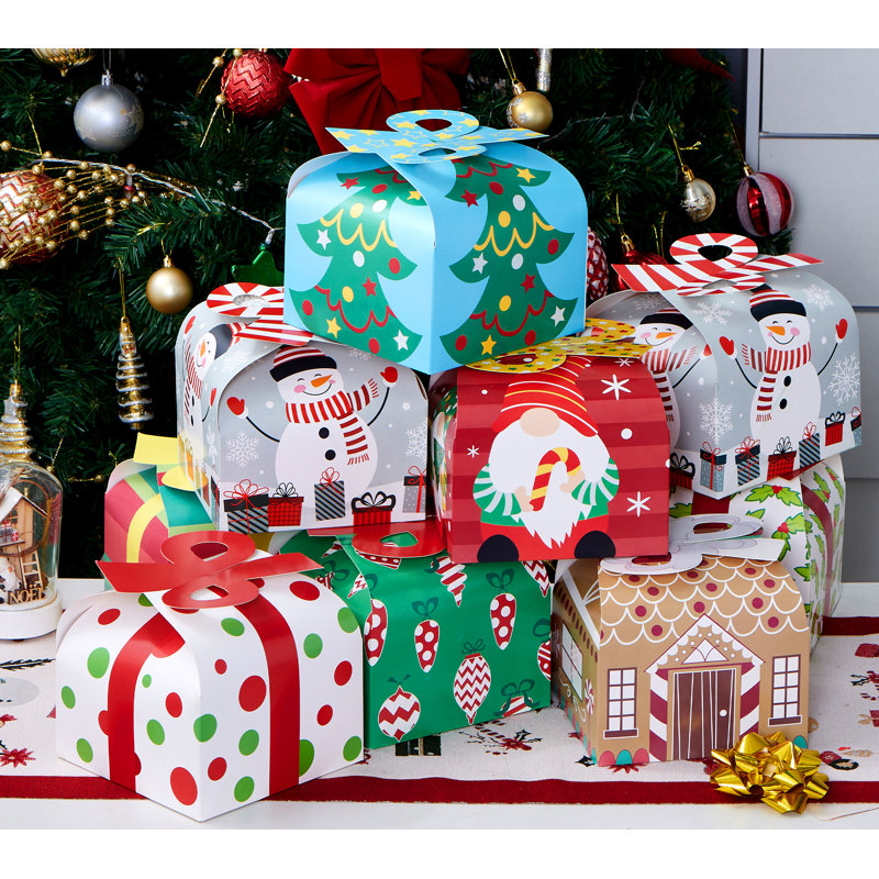 Boîtes-cadeaux de Noël - 24 motifs assortis