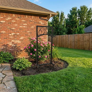 Sturdy 4-spike Garden Hose Holder Stand