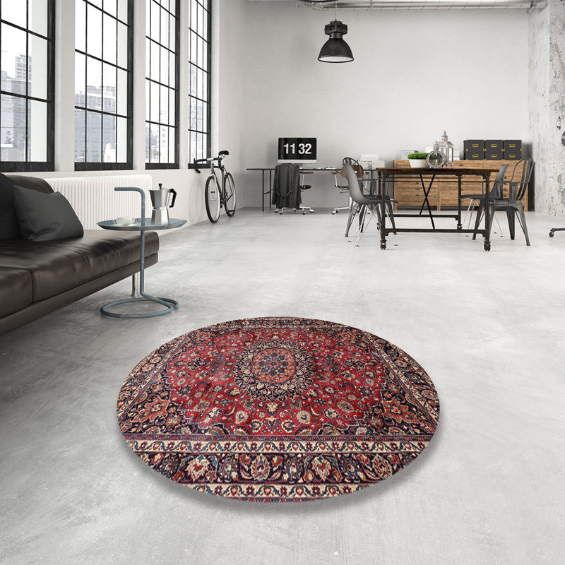 Cheltzie Oriental Indoor Rug, Round 7'