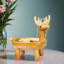 Support de rangement pour clé à cerf à l'entrée, bol de rangement à l'entrée, support de bureau, boîte de rangement, support à bijoux de décoration créative dans le salon, support à bijoux