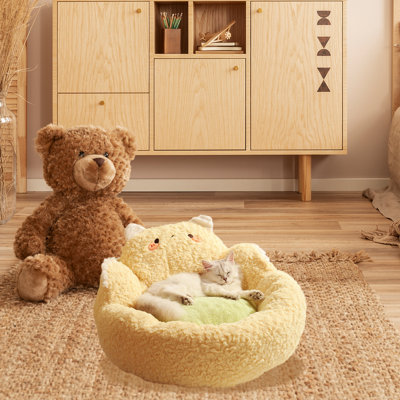 Elisabete Cotton Bolster Pet Bed