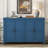 Storage Wood Console Table with Cabinet-112328732