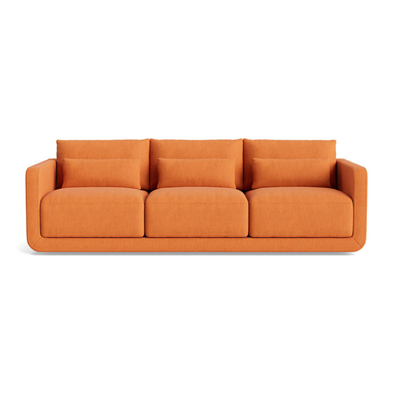 Eva Sofa (95"), Performance Weave - Carrot
