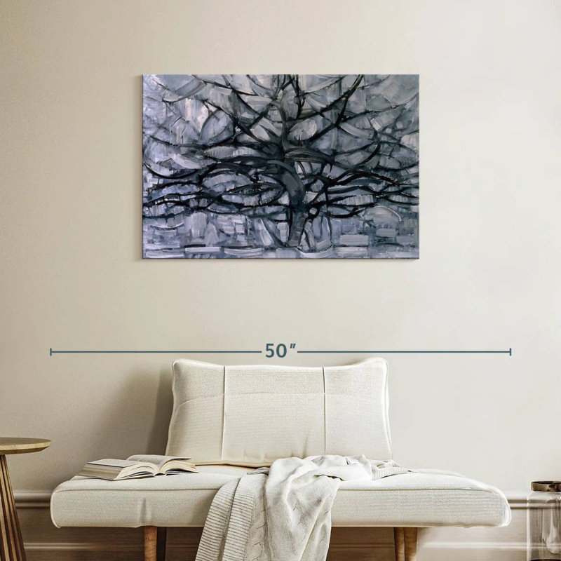 Arbre gris, H 24 po x l 36 po