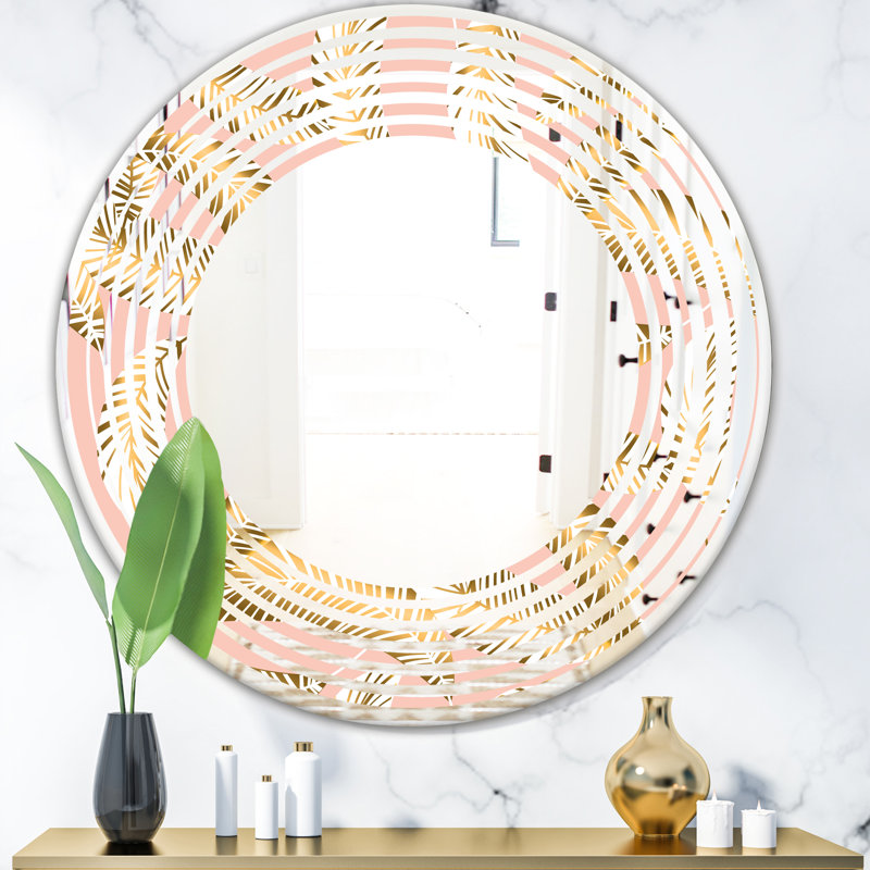 Miroir mural Wave, H 31,5 po x l po