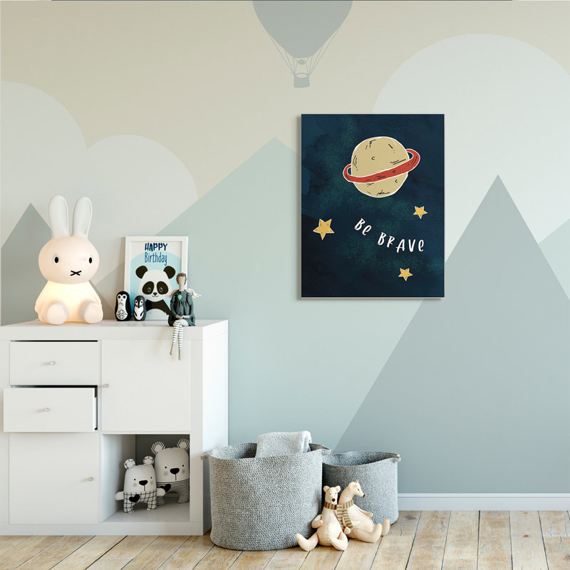 «Be Brave», Toile tendue, H 40 po x l 30 po