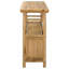 Console vidaXL en bambou naturel 43,31 x 13,78 x 29,53-129917542