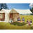 YOLENY Inflatable Camping Tent, 8-10 Person Large Family Glamping Tent with Pump, Easy Setup Blow Up Tent with Stove Jack, Mesh Windows & Extended Canopy, Waterproof Windproof Outdoor Shelter