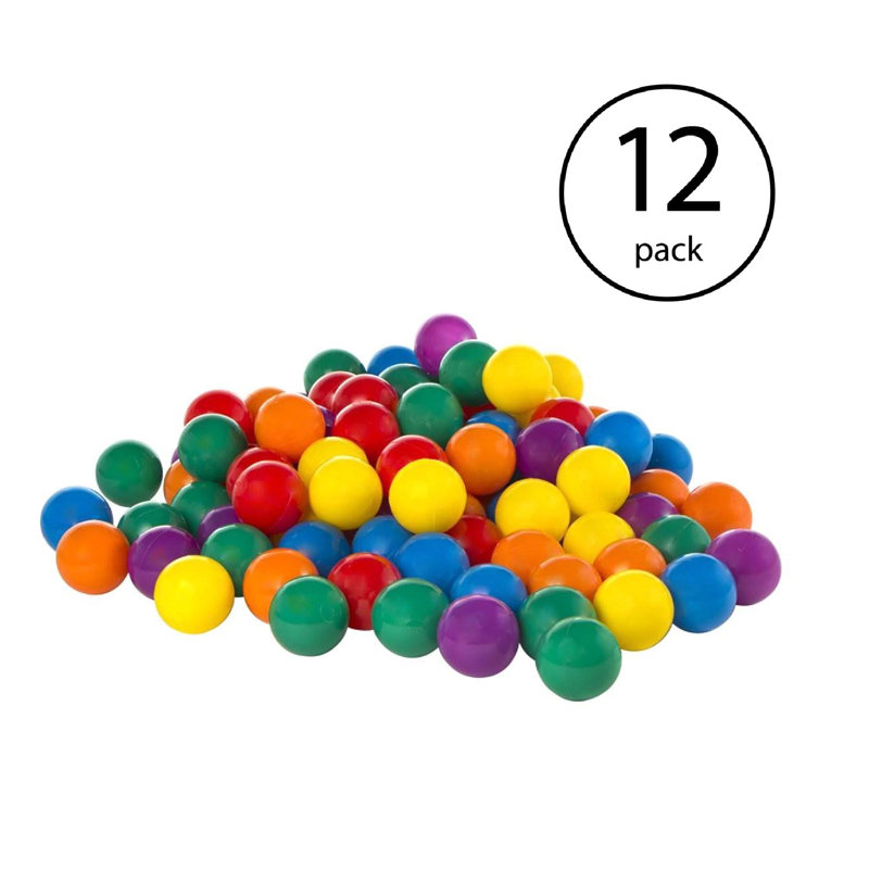 Intex 100-Pack Small Plastic Multi-Colored Fun Ballz for Bounce House