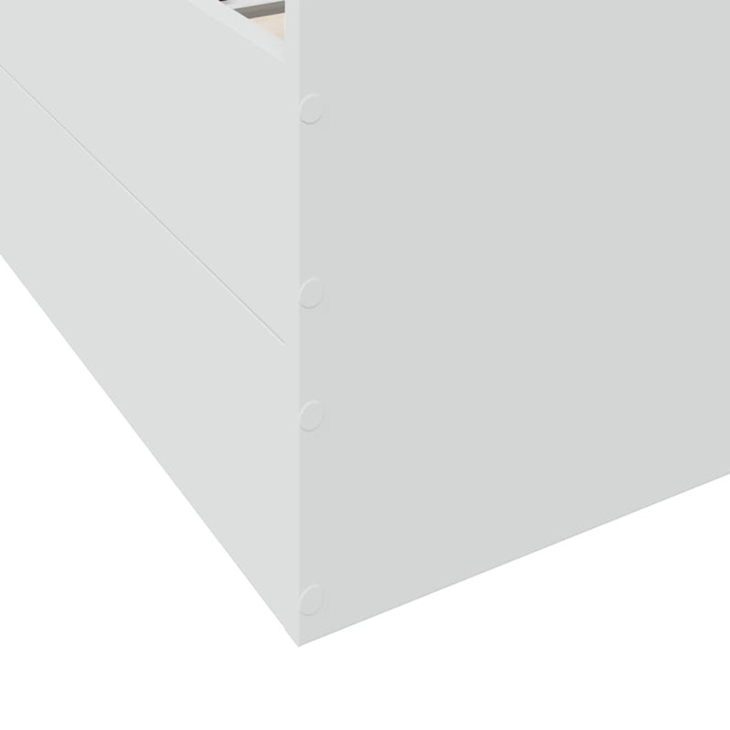Peltz Drawers Bed Frame, European Single (90 x 200cm), White