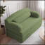 Causeuse pliable en velours côtelé avec coussin moelleux-133086488