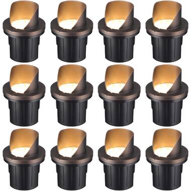 LEONLITE LED Low Voltage Spotlight, Outdoor Pathway Landscape Lights,  CRI90, 3000K Warm White