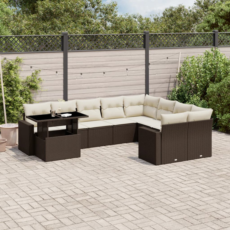 Ensemble de canapé de jardin Vidaxl