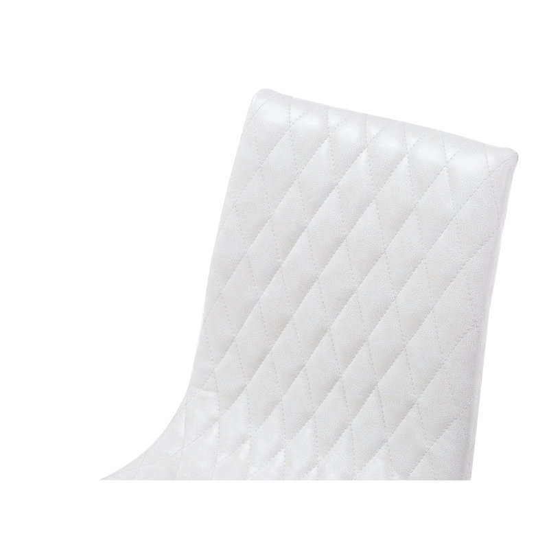 Riceboro 44cm H Upholstered Side Chair, White