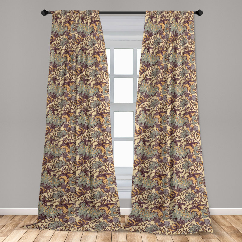 Alphie Semi Sheer Curtain Pair