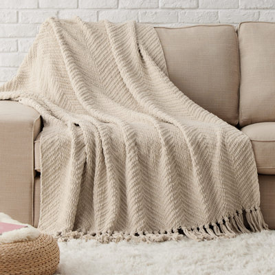 Cozy Winter Collection Bedsure Knit Woven Blanket