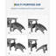 Repose-pieds pliant Adirondack avec manette de jeu-131641390
