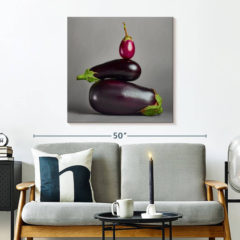 Pile aubergine Yarlin, H 30 po x l 30 po
