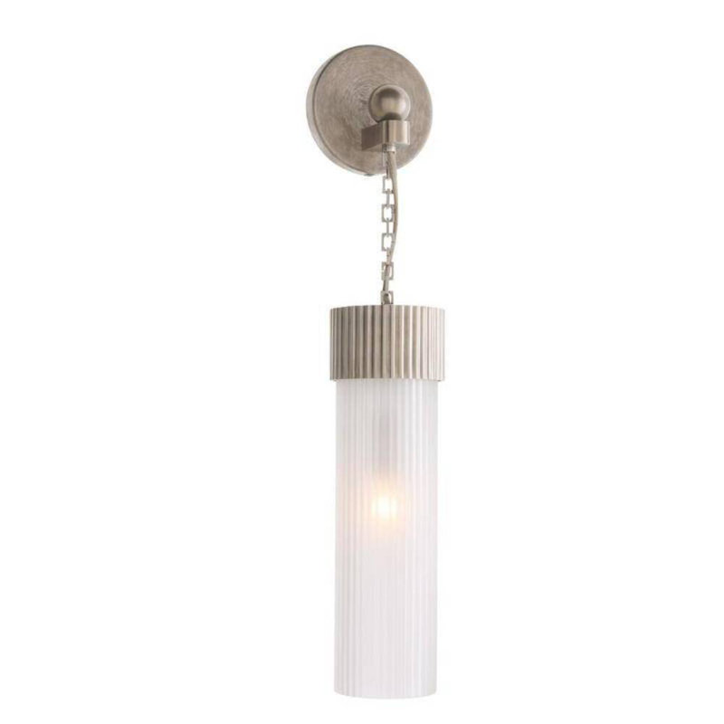 Jayce 1 - Light Wallchiere, Vintage Silver