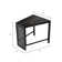 Ahsha Powder Coated Steel Outdoor Side Table