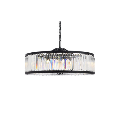 Dorinda 10 - Light Dimmable Drum Chandelier
