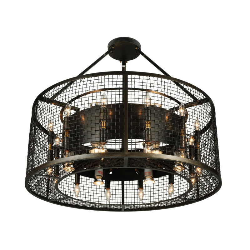 Rustic Lodge 36 - Light Chandelier