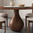 Brown Round Solid Wood Dining Tables-108573575