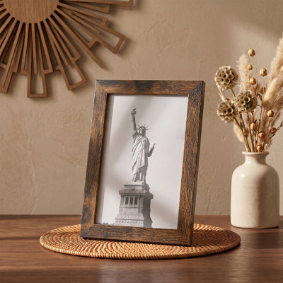 Dark Walnut Picture Frame - Set of 5