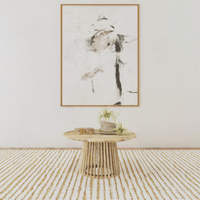 Table basse ronde Natural Mango