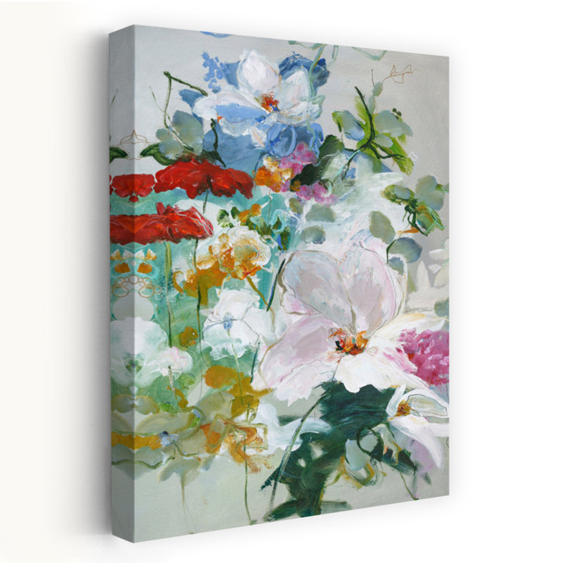 Flower Varity 1 Abstract Contemporary Art, 24" H x 16" W