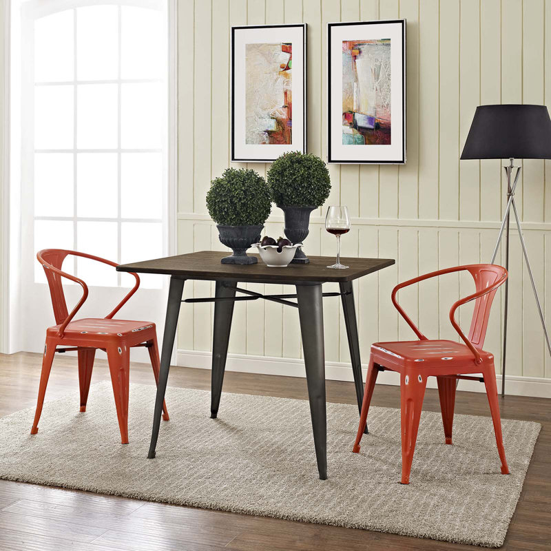 Ensemble de chaises bistro Promade, Rouge