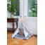 Animal Print Canvas Tent Pet Bed