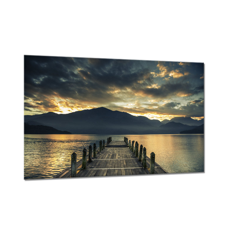 'Glasspik Jetty' Photographic Print on Glass
