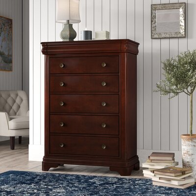 Lark Manor Altigarron 5 - Drawer Dresser & Reviews | Wayfair