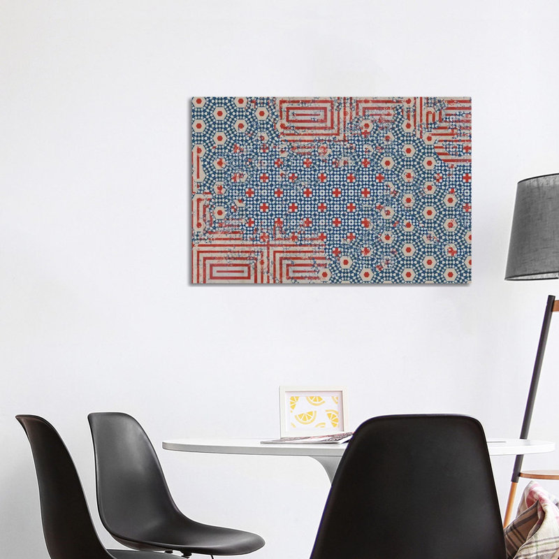 Abstract Flag by Teis Albers - No Frame Gallery-Wrapped Canvas Giclée on Canvas