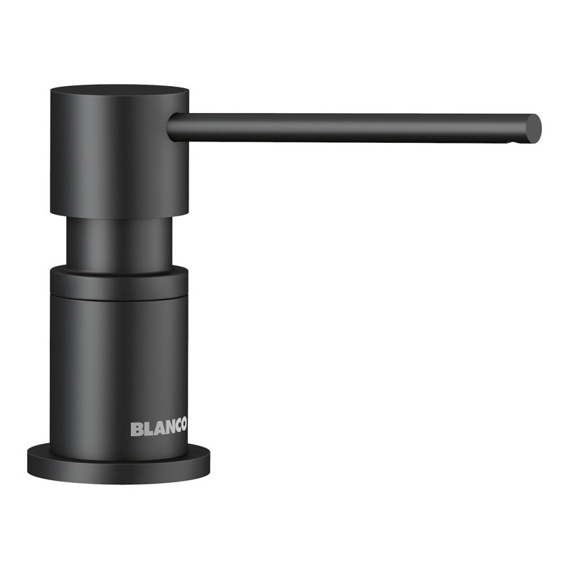 Distributeur de savon Lato, Noir mat
